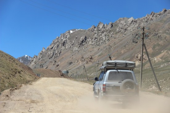 That tower in the distance is the border to China