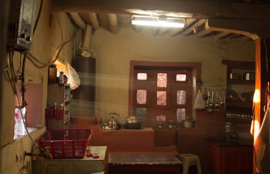 Nice light in the Tea House kitchen