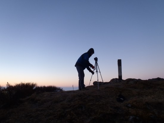 Finally using that tri-pod