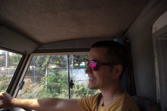 Vaughan, happy to have been let into Laos